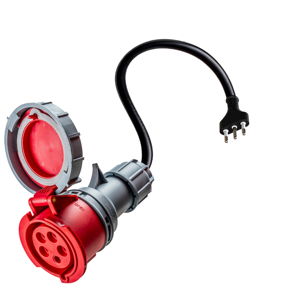 16A de 5 polos a tipo L para Italia adaptador CEE