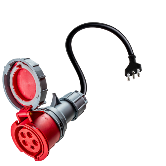 16A de 5 polos a tipo L para Italia adaptador CEE