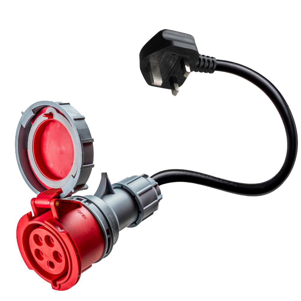 32A de 5 polos CEE a tipo G adaptador para Reino Unido