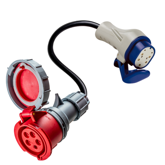 Adaptador de 16A de 5 polos a Tipo 3