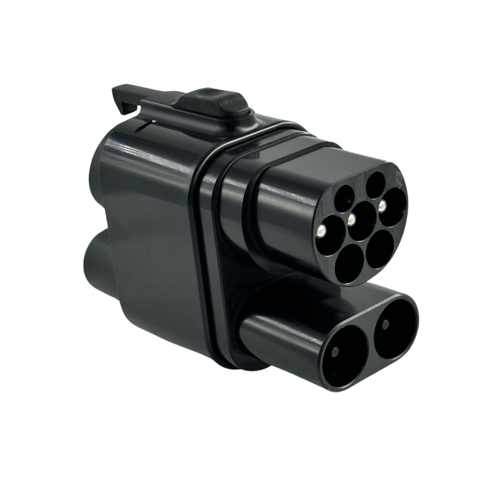 Adaptador de carga EV CCS2 a CCS1