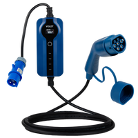Tipo 2 - CEE | 1 fase | Regulable 8A - 16a | Cable de carga de 3,7kW