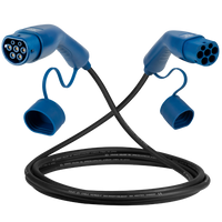cable de carga tipo 2 - tipo 2 | modo 3 | 16A | 11kW