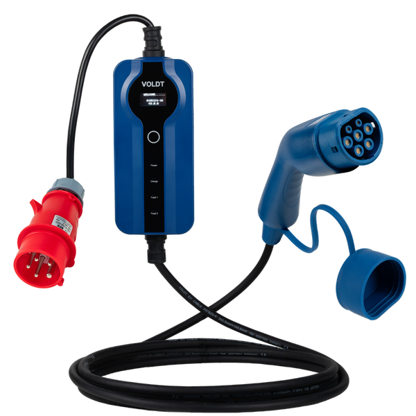 tipo 2 - CEE | mode 2 | ajustable 8A - 16A | 11kW cable de carga