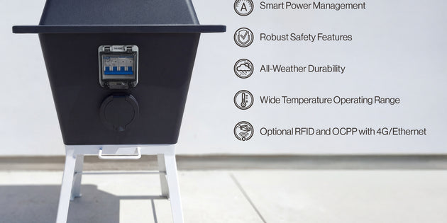 Voldt® Sitecharge | Tipo 2 | 2×11 kW