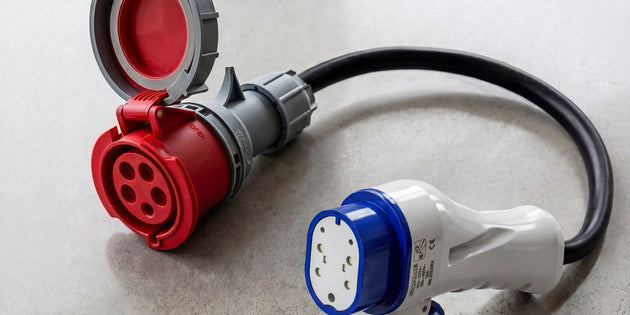Adaptador de 16A de 5 polos a Tipo 3