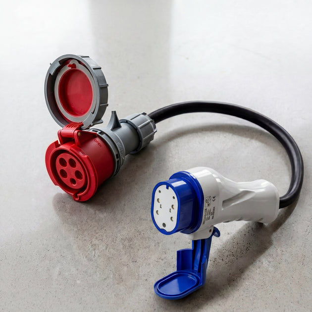 Adaptador de 16A de 5 polos a Tipo 3