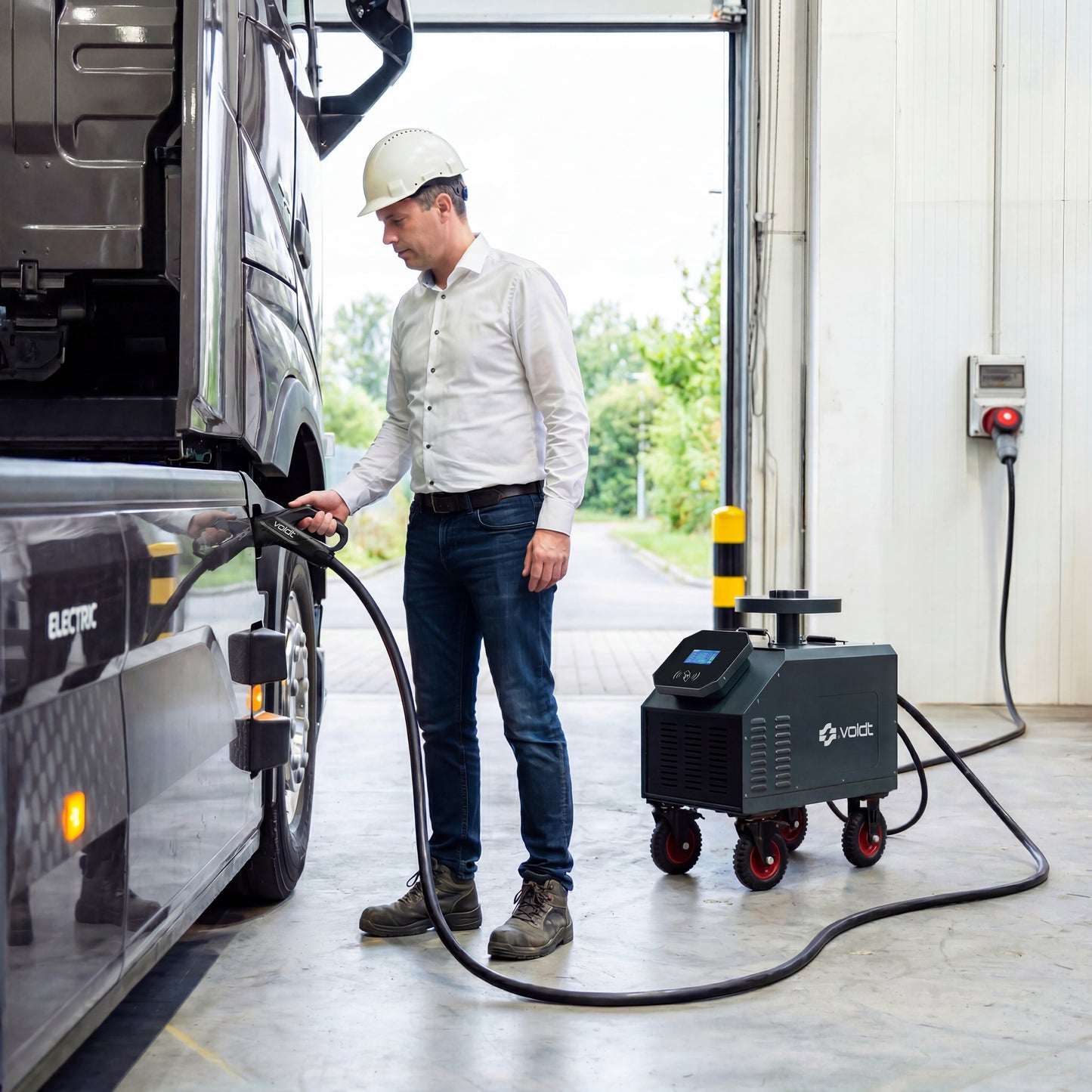 Cargador rápido Voldt Mobile CCS2 40kW