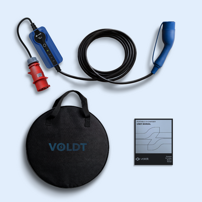 Tipo 2 - CEE | mode 2 | Ajustable 8A - 32a | 22kW cable de carga