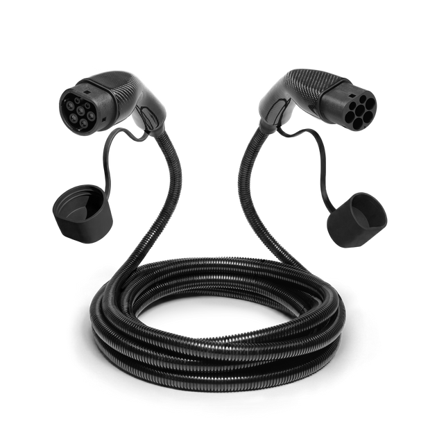 Voldt® Cable de carga Tipo 2 Fibra de Carbono 22kW