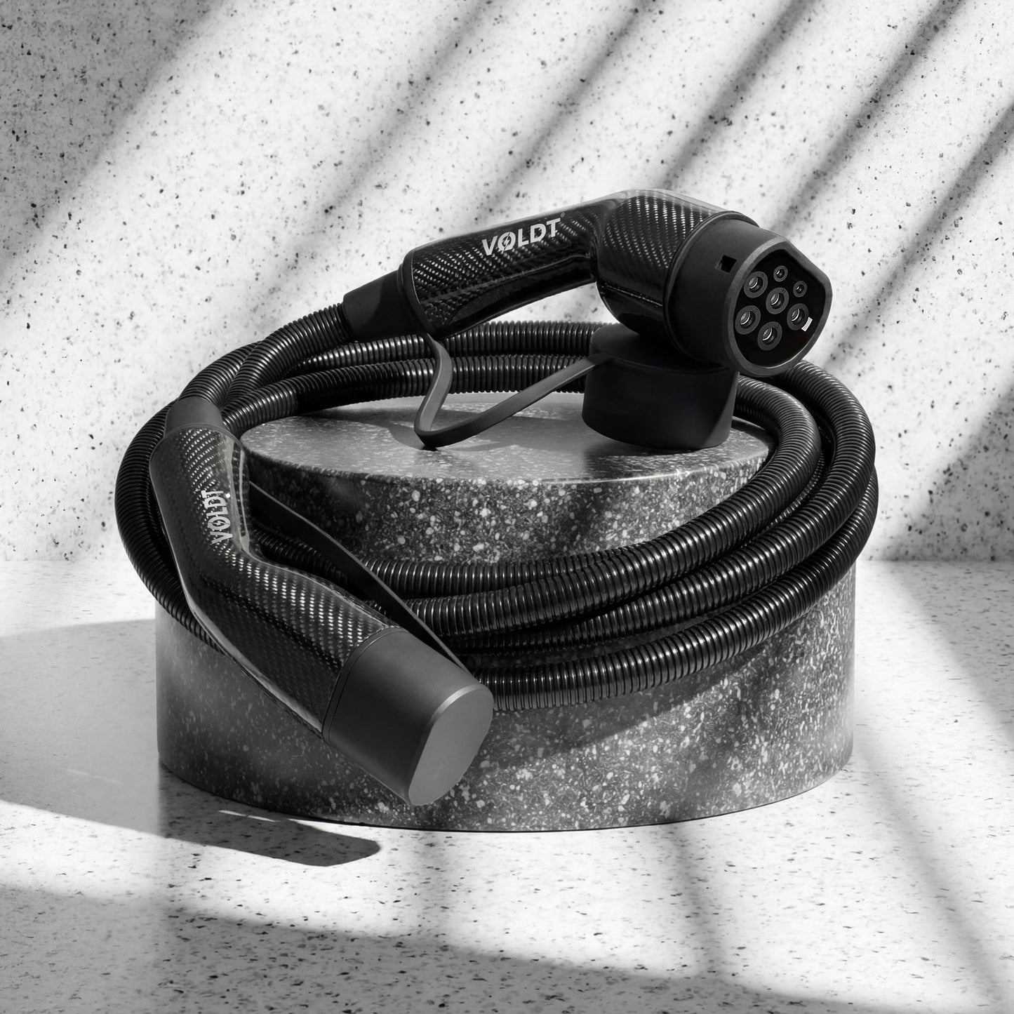 Voldt® Cable de carga Tipo 2 Fibra de Carbono 22kW