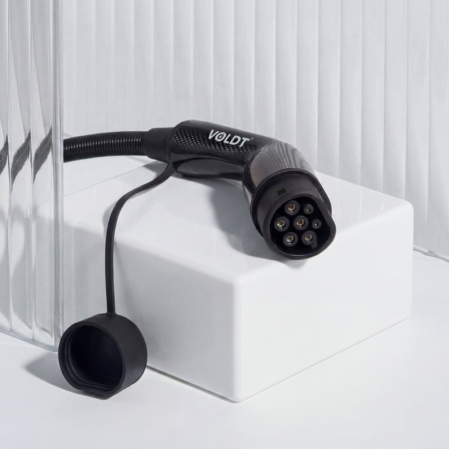 Voldt® Cable de carga Tipo 2 Fibra de Carbono 22kW
