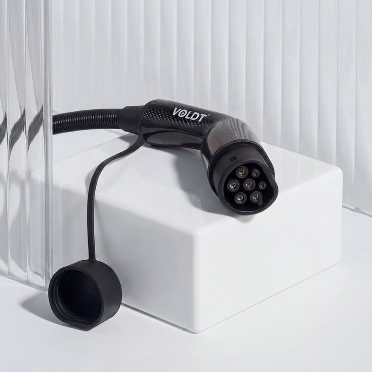 Voldt® Cable de carga Tipo 2 Fibra de Carbono 22kW
