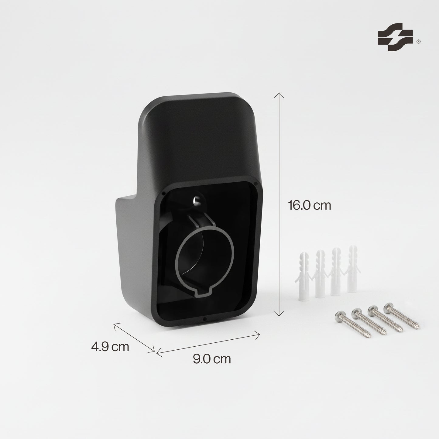 Soporte de enchufe para cable de carga EV Tipo 1