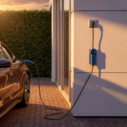 Voldt® cargador coche electrico schuko | 8A - 16A | 3,7kW + APP