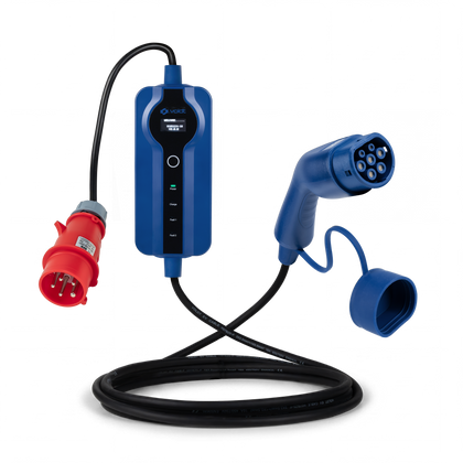 Voldt® cargador coche electrico CEE | 3 fase | 8A - 16A | 11kW + APP