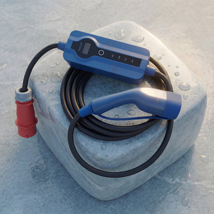 Voldt® cargador coche electrico CEE | 3 fase | 8A - 32A | 22kW + APP