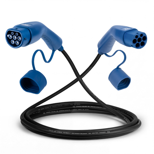 cable de carga tipo 2 - tipo 2 | modo 3 | 16A | 11kW