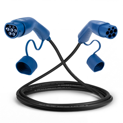 cable de carga tipo 2 - tipo 2 | modo 3 | 16A | 11kW