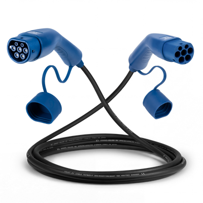cable de carga tipo 2 - tipo 2 | modo 3 | 16A | 11kW