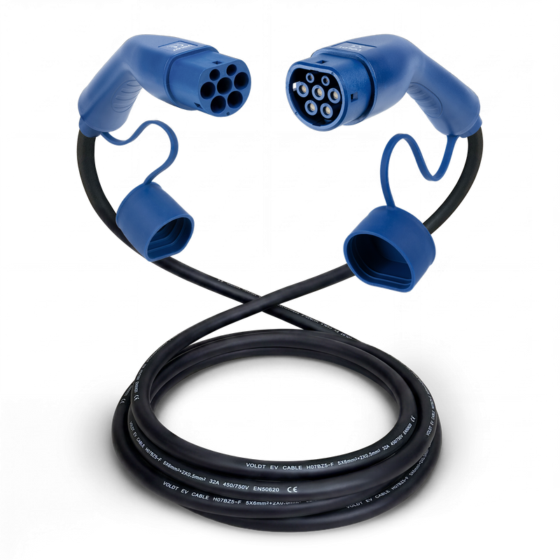 Cable de carga tipo 2 | mode 3 | 32a | 22kW